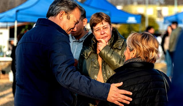 Mariano Cascallares presenta renovado espacio público en Don Orione para el disfrute vecinal