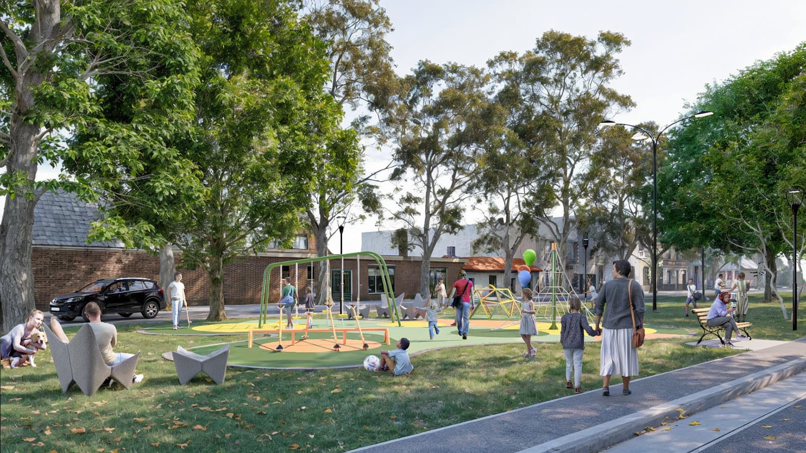 Comienzan las obras de la Plaza República del Perú en La Plata