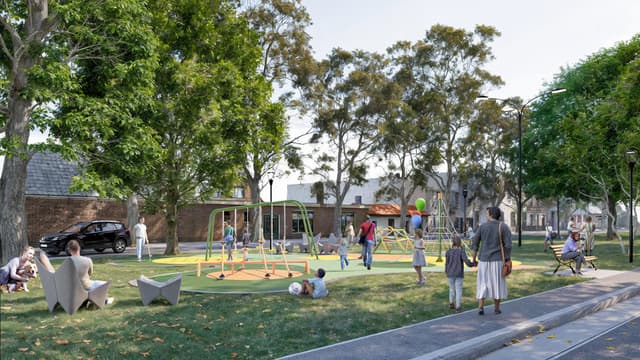 Comienzan las obras de la Plaza República del Perú en La Plata