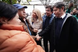 Axel Kicillof inaugura escuela y cuestiona visita de Milei a La Matanza