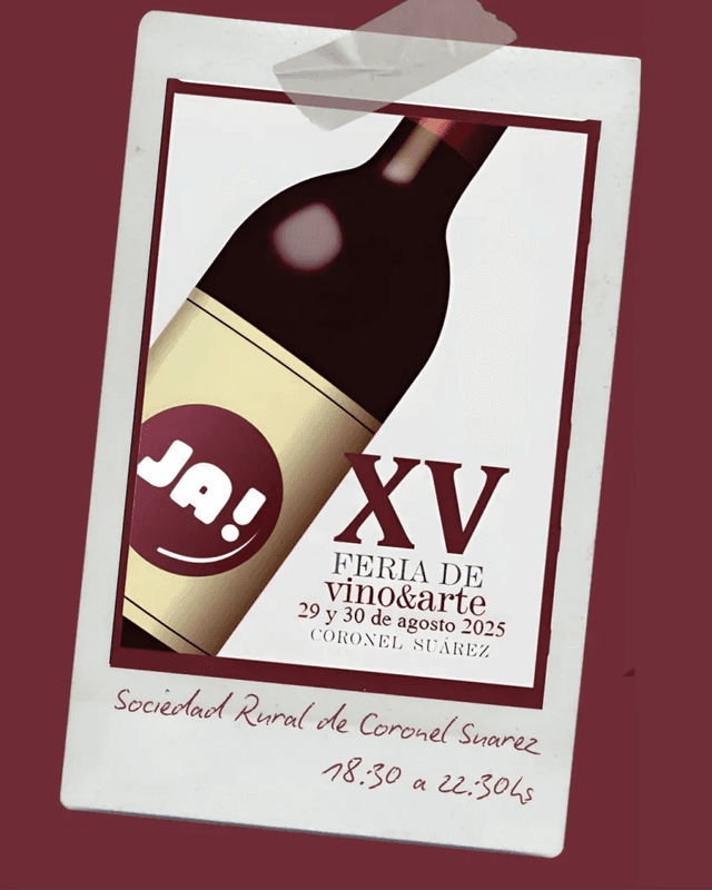 Gran convocatoria en la 15ª Feria de Vinos de Coronel Suárez